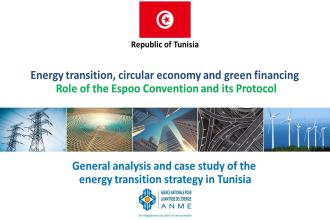 فتحي الحنشي : ضيف شرف في إجتماع رفيع المستوى حول دور اتفاقية إسبو وبروتوكولها في دفع الانتقال الطاقي والاقتصاد الدائري والتمويل الأخضر