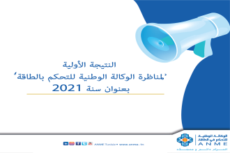 النتيجة الأولية لمناظرة الوكالة الوطنية للتحكم بالطاقة بعنوان سنة 2021