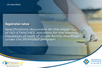 Specifications document for the eligibility of ISO-ETANCHES solutions for the thermal insulation of roofs of single-family dwellings under the Promoisol program