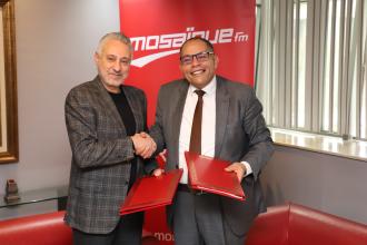 Signing of a partnership agreement between ANME and Mosaïque FM