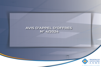 AVIS D’APPEL D’OFFRES N° 4/2024 : Elaboration de la Stratégie Nationale de Promotion de la Mobilité Electrique